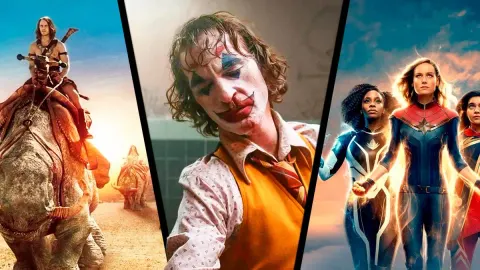 A montage of props from Hollywood's biggest box office flops including pirate and sci-fi elements