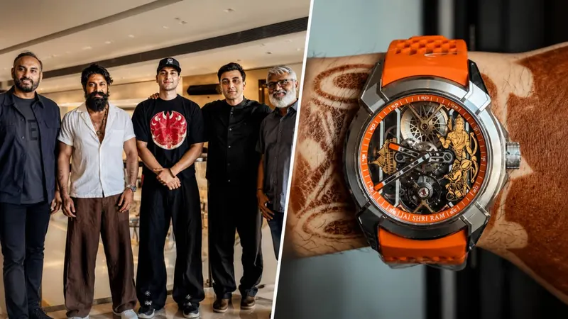 Rishab Rikhiram Sharma Ram Janmabhoomi watch at the Ramayana event