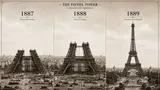 Eiffel Tower rising above the Champ de Mars in Paris