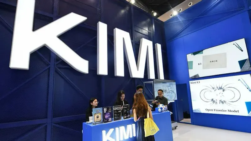 Moonshot AI Kimi K3 model presentation at a technology conference