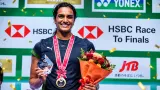PV Sindhu celebrates Japan Open final highlights victory over Akane Yamaguchi