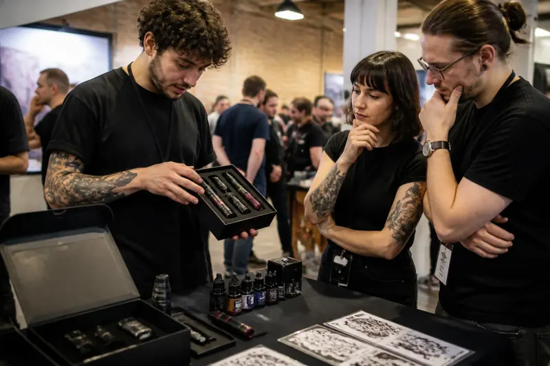 Mockup of CipherX's DIY tattoo kit design.