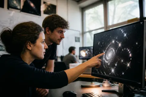 Astronomers analyzing data from the James Webb Space Telescope