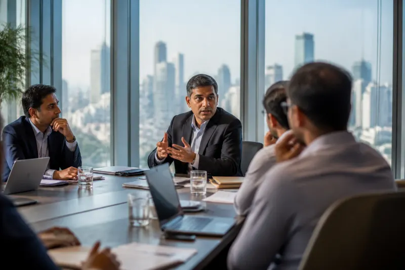 Accel partners discussing the new India fund.