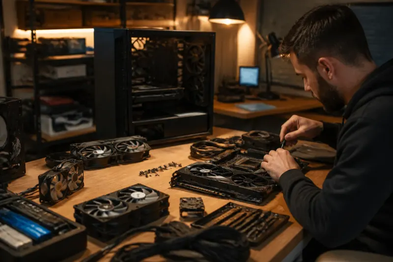 Individual configurations for different hardware setups displayed.