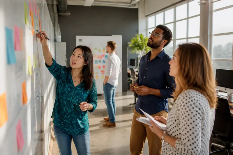 A collaborative brainstorming session on the implications of AI in software
