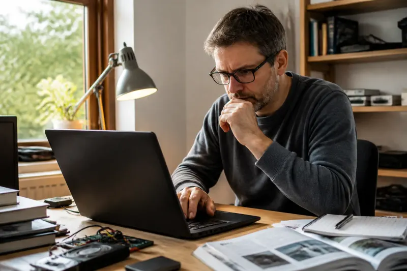 A user checking compatibility of hardware for running Haiku OS on a laptop.