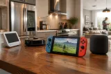 Various household devices including a Nintendo Switch and smart appliances