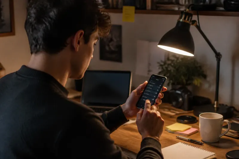 A user reviewing privacy settings on an AI assistant interface.
