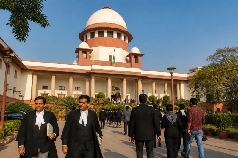 Supreme Court building symbolizing landmark decisions