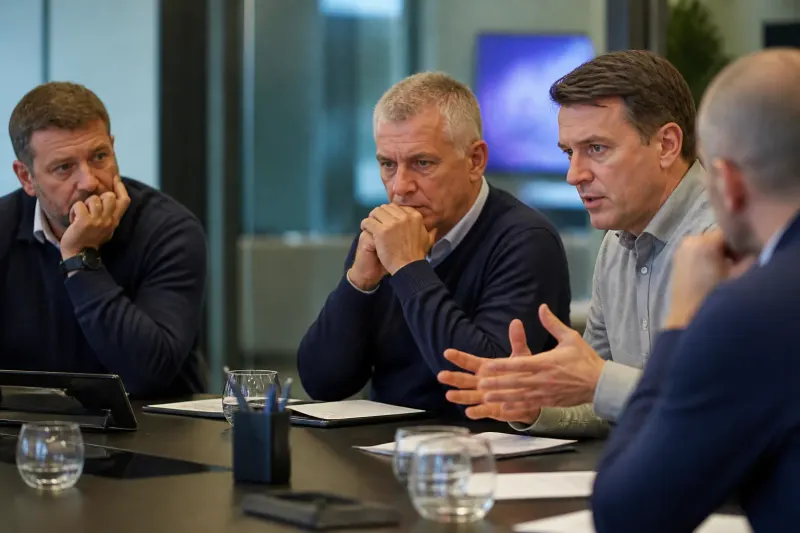 Football clubs affected by piracy discussing their financial losses.