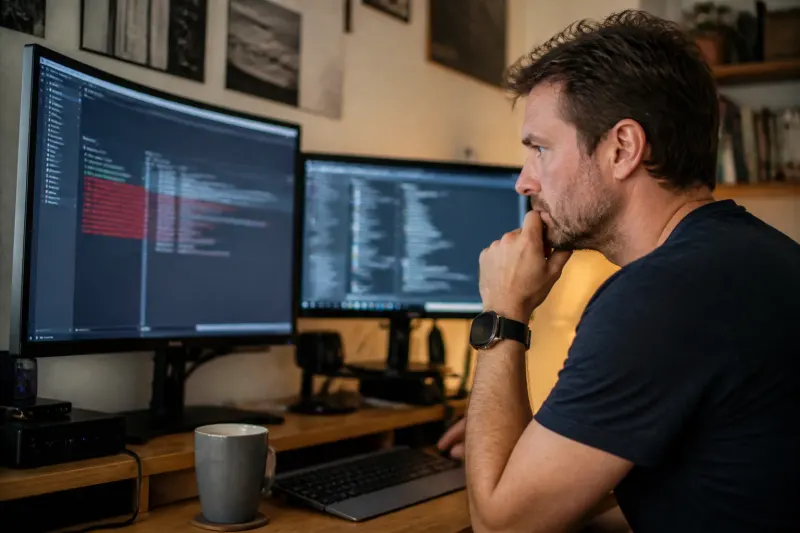 A focused user exploring options in Windows Event Viewer.