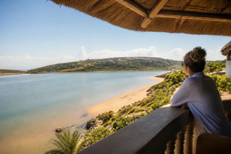 Beautiful beach view from La Sultana Oualidia with coastal colors