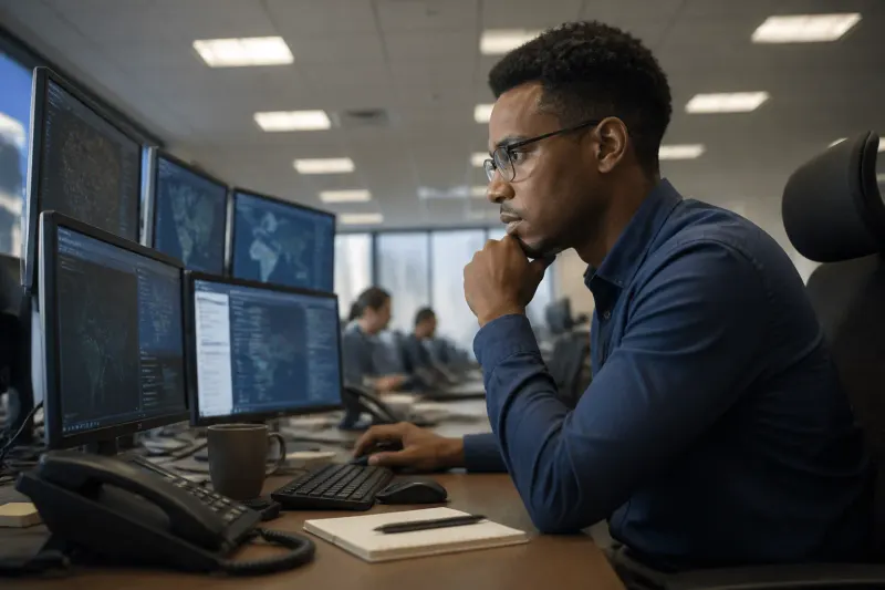 A cybersecurity analyst examines security vulnerabilities related to PHP software.